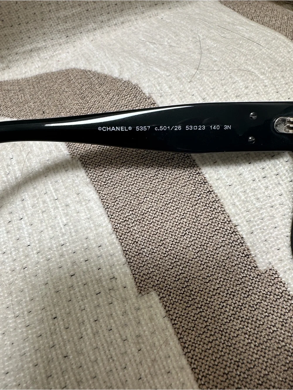 CHANEL Black Oversized Square Sunglasses